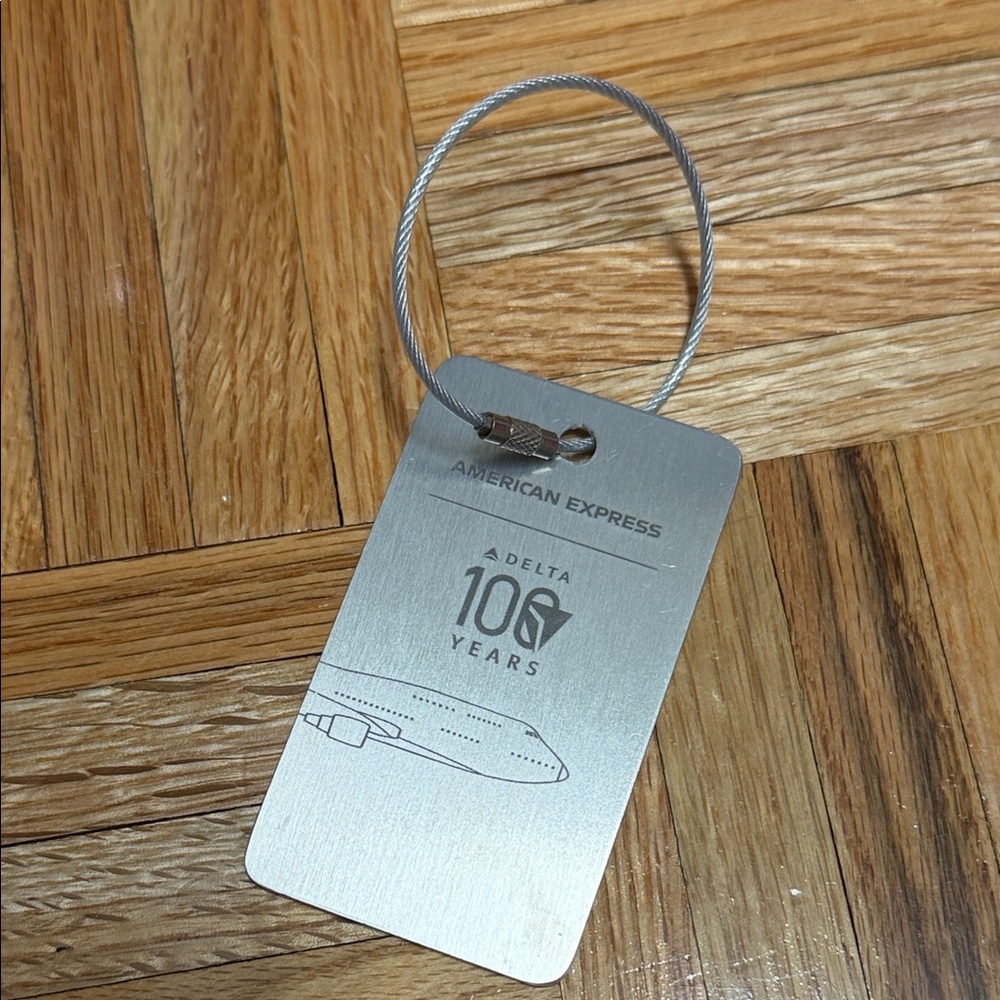 Delta Silver 100th Anniversary Tag